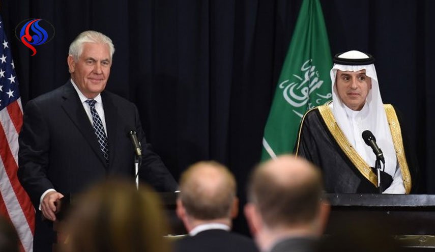 الجبیر: با تیلرسون درباره خطر ایران گفتگو کردیم/ تیلرسون: اروپا به تحریم آمریکا علیه ایران بپیوندد