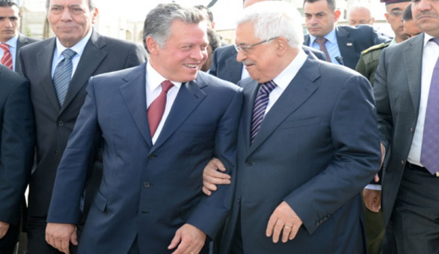 تأکید عبدالله اردنی و محمود عباس بر 