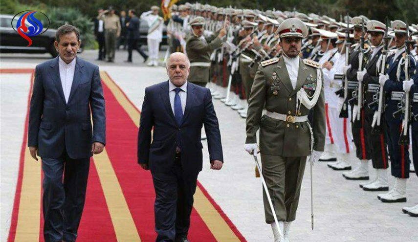 جهانگیری از نخست‌وزیر عراق استقبال کرد
