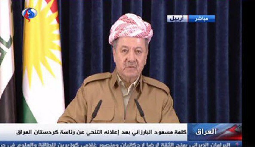 مسعود بارزانی: از آن چه اتفاق افتاد متاسفیم / شرایط فعلی موقت است