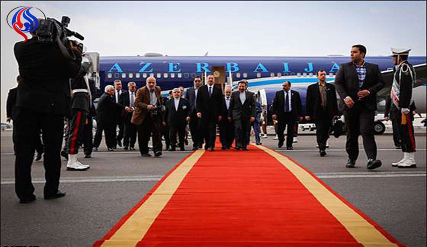 الهام علی اف وارد تهران شد 