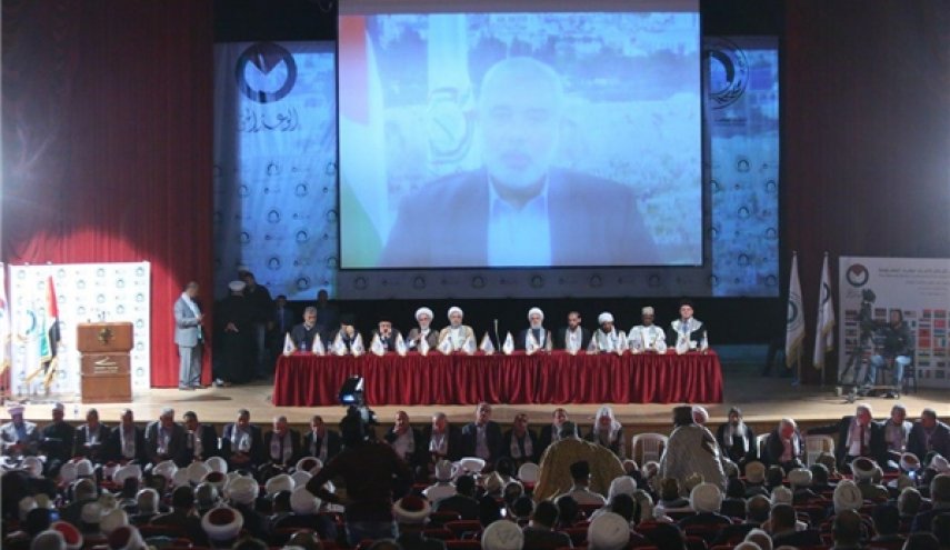 موضع قاطع «علمای مقاومت» علیه «رژیم صهیونیستی»؛ هنیه: اسرائیل صدسالگی‌اش را نمی‌بیند