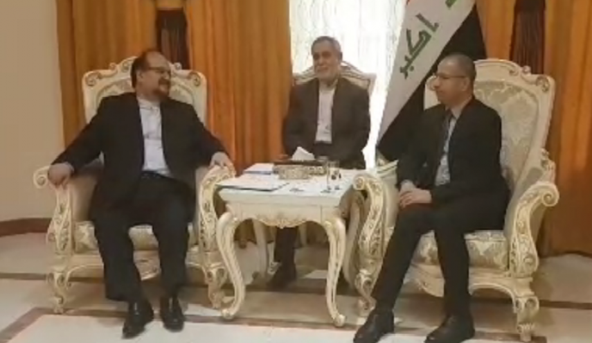 دیدار وزیر صنعت، معدن و تجارت ایران با رییس مجلس عراق