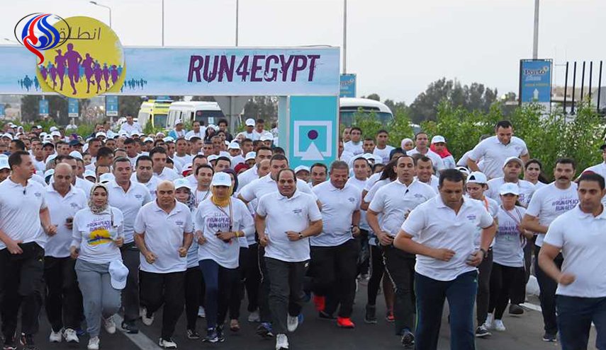 السيسي يشارك فى ماراثون! + صورة