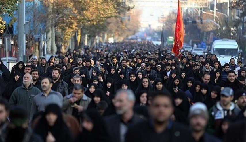پیاده روی جاماندگان اربعین حسینی(ع) در تهران