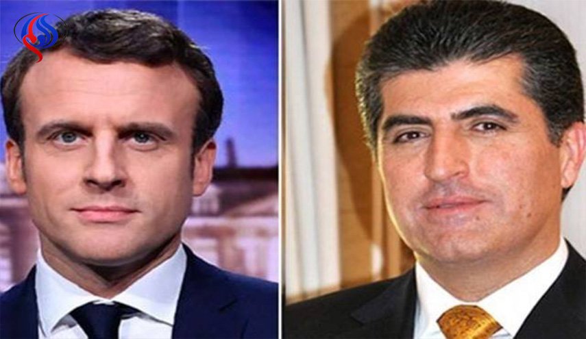 نیجرفان البارزاني یتلقى رسالة من الرئيس الفرنسي 
