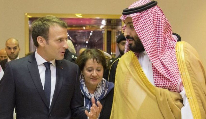 رئیس جمهوری فرانسه با ولیعهد عربستان سعودی دیدار و گفت و گو کرد