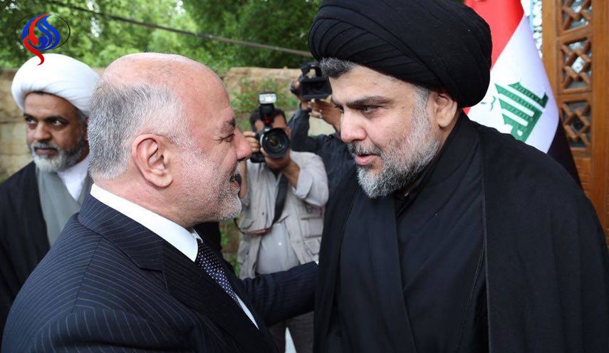 العبادي يجتمع مع الصدر في كربلاء المقدسة