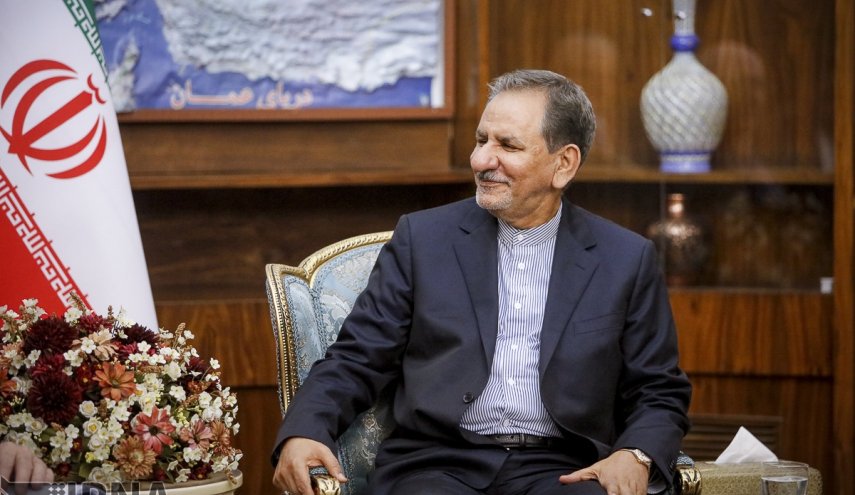 جهانگیری: تحریم‌های آمریکا باعث تقویت توان داخلی و افزایش تولید ملی ایران شده است