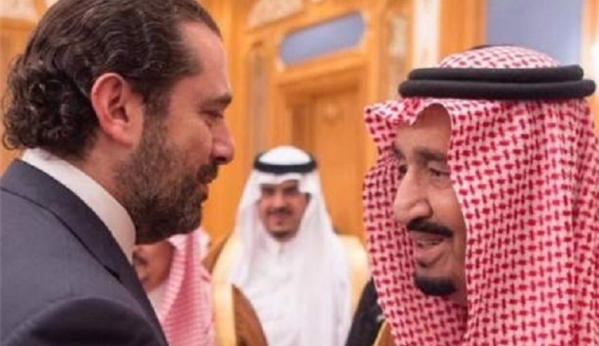 حضور «سعد الحریری» در مراسم استقبال از شاه سعودی