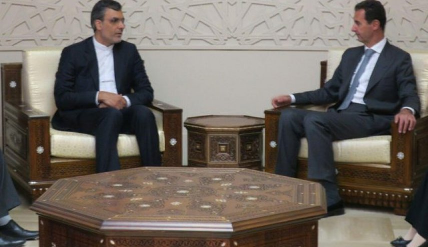 جابری‌انصاری با بشار اسد دیدار کرد