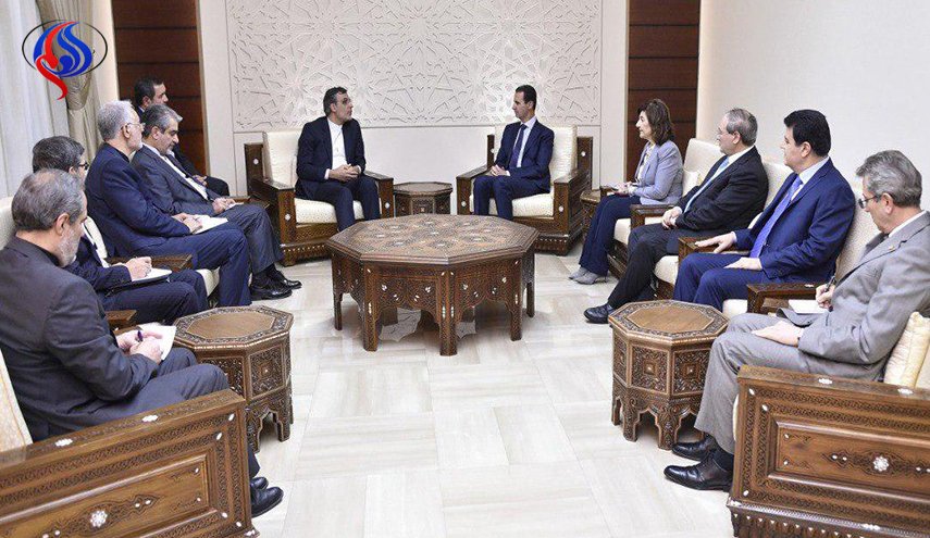 الأسد: انتصارات سوريا ومواقف ايران ساهمت بهزم الارهاب