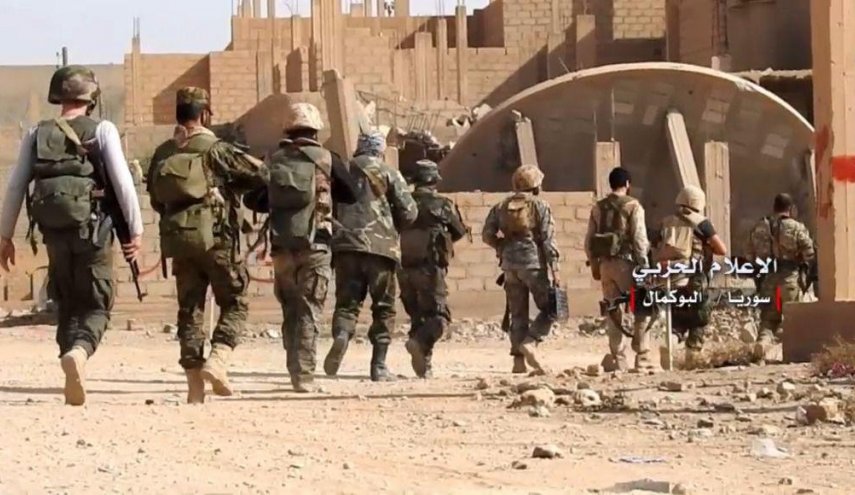 ادامه عملیات ارتش سوریه در «البوکمال» و «المیادین» جهت بازگشت زندگی عادی به این شهرها 