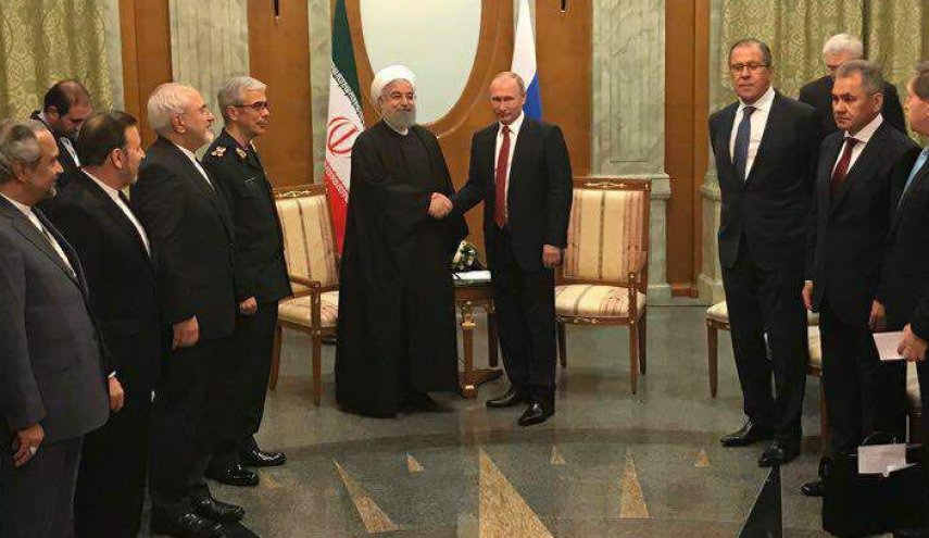 روحانی با پوتین دیدار کرد