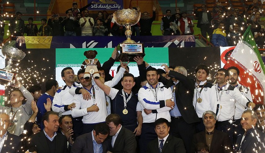 إيران تتوّج بكأس أندية العالم للمصارعة الحرة 2017