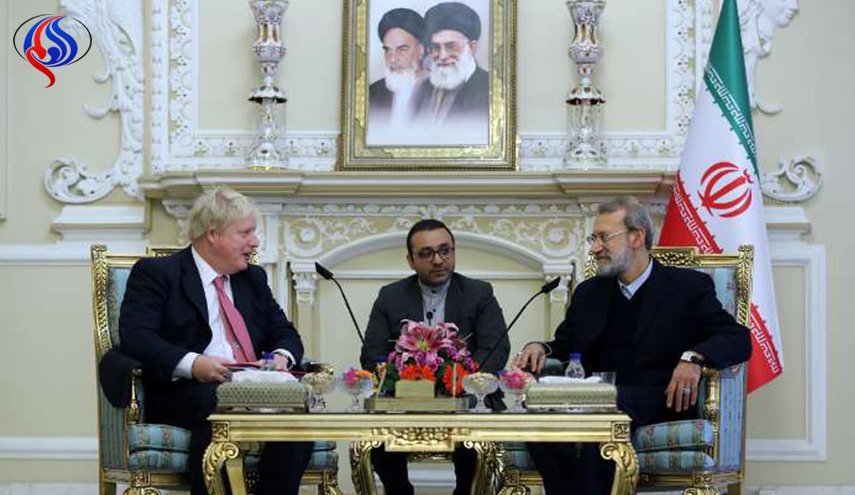 لاريجاني ينتقد عدم تعاون بريطانيا مع ايران بعد الاتفاق النووي