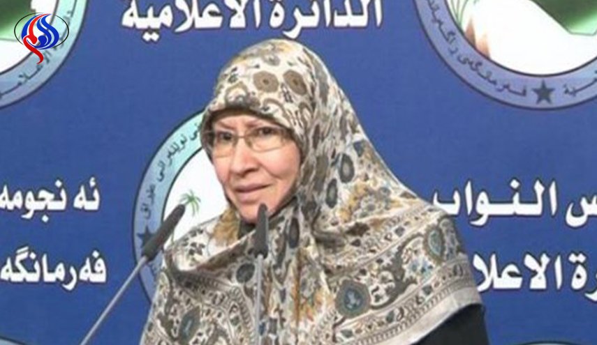 برلمانية عراقية تطالب بتقديم شكوى للأمم المتحدة ضد امريكا والكيان الصهيوني والسعودية