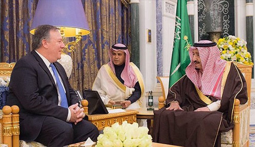 دیدار مدیر سیا با ملک سلمان