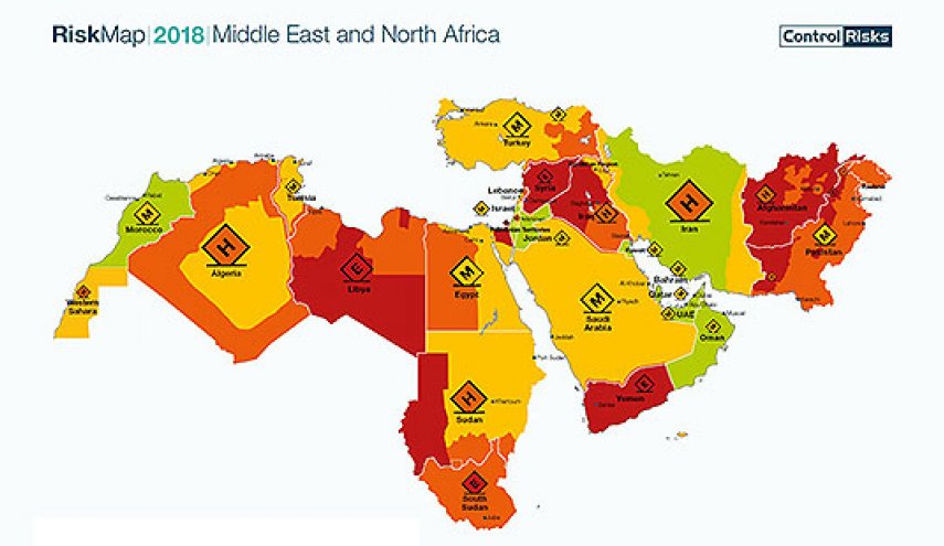 ایران از نظر امنیتی ومسافرتی دربین کشورهای کم خطر در جهان قرار دارد