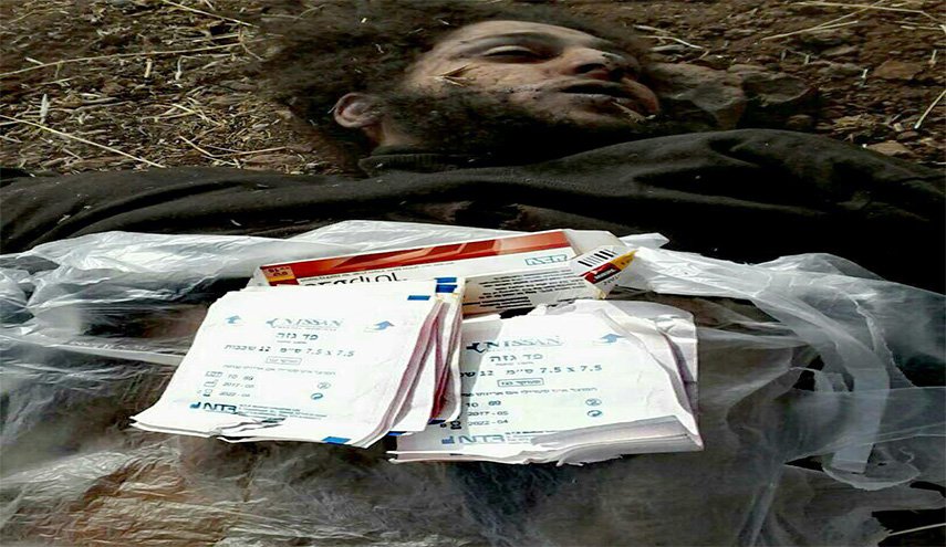 داروهای اسرائيلی در جيب یک تروريست كشته شده جبهة النصره 