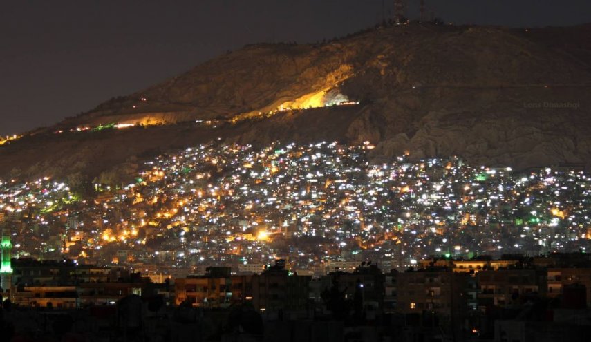 صور ليلية من دمشق