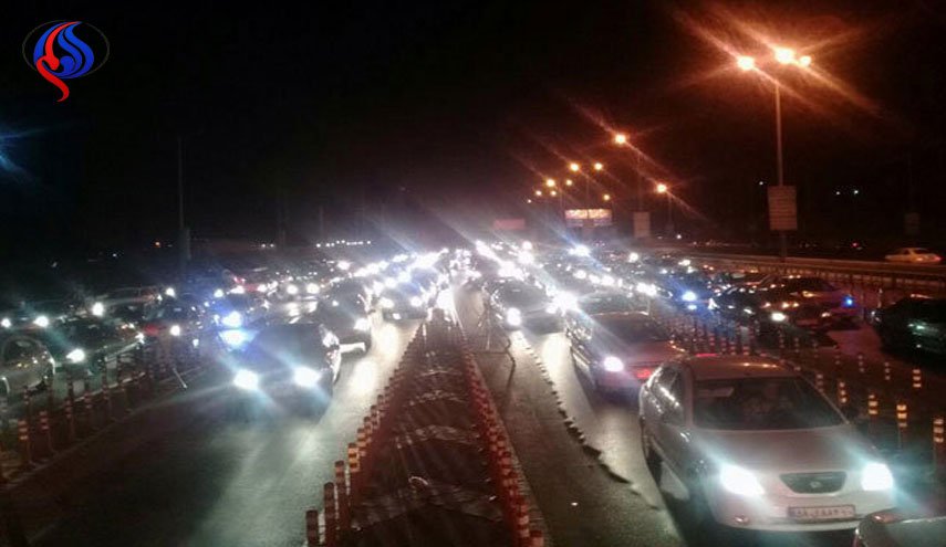 انفجار لوله گاز در جاده هراز حادثه ساز شد