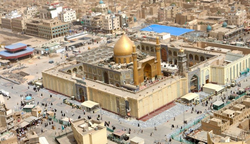 العتبة العلوية المقدسة في مدينة النجف الاشرف