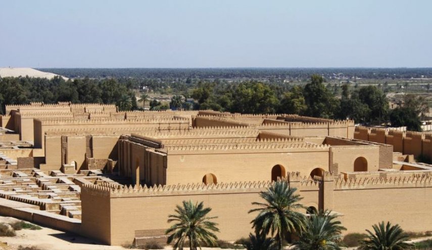 معالم مدينة بابل في العراق