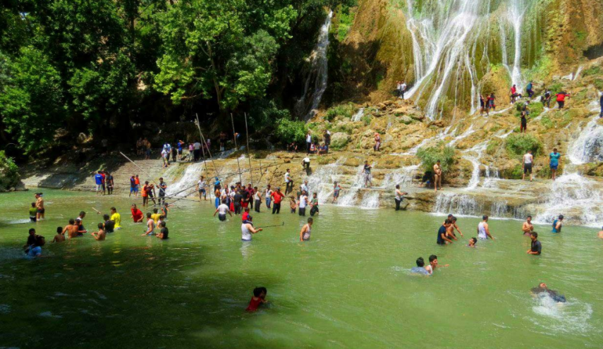 شلال بيشه في محافظة لرستان