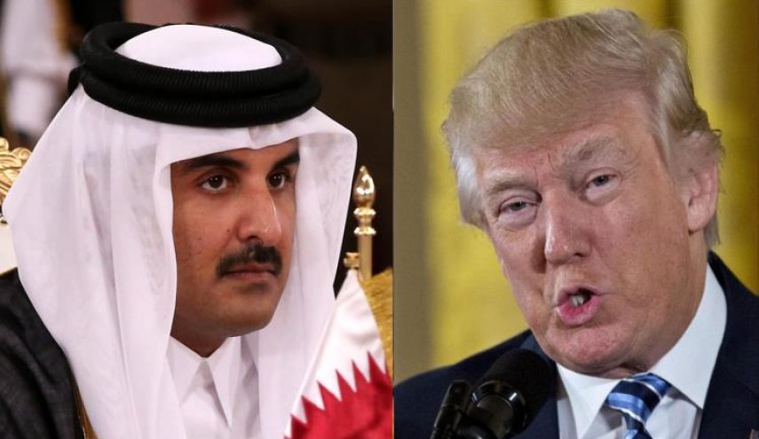 گفت‌وگوی تلفنی ترامپ با امیر قطر