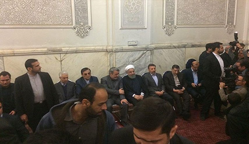 روحانی در مراسم بزرگداشت دریانوردان سانچی