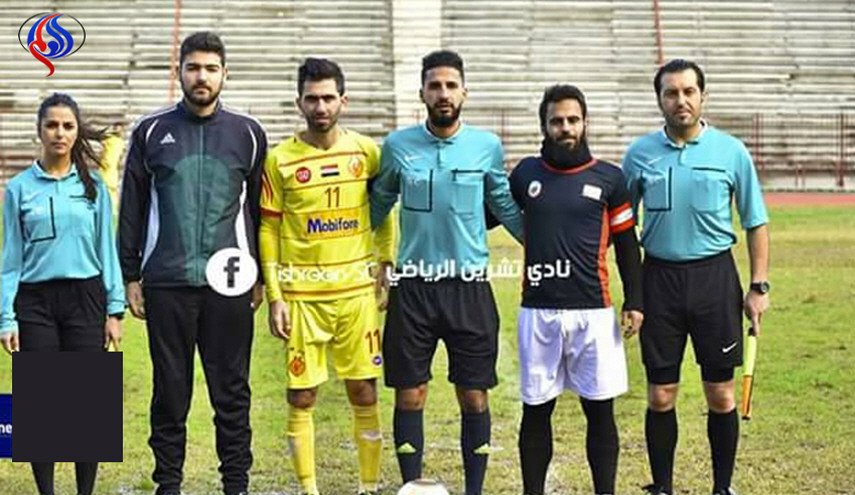 أول امرأة سورية تحكّم مباريات كرة القدم للرجال