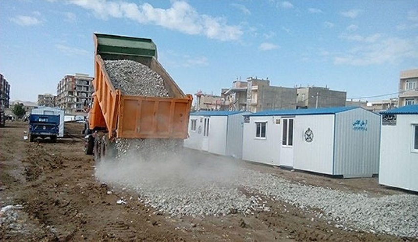 تحویل 12 هزار کانکس به زلزله‌زدگان کرمانشاه