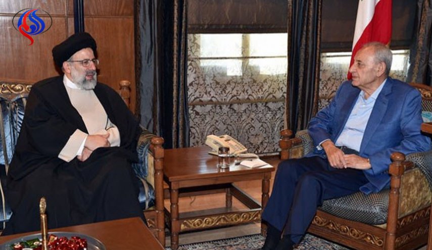اية الله رئيسي: ندعم لبنان في كافة المجالات ونسعى لتعزيز العلاقات