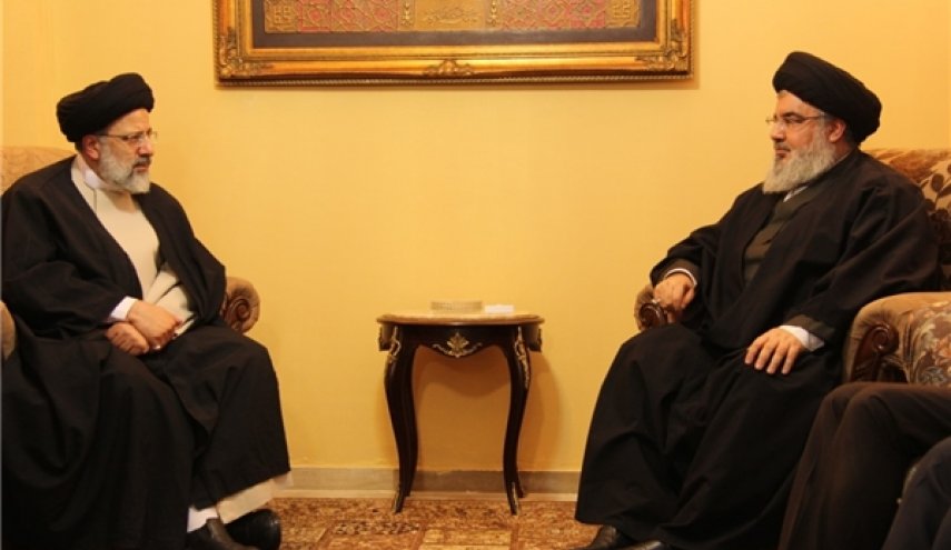 دیدار حجت‌الاسلام رئیسی با سید حسن نصرالله