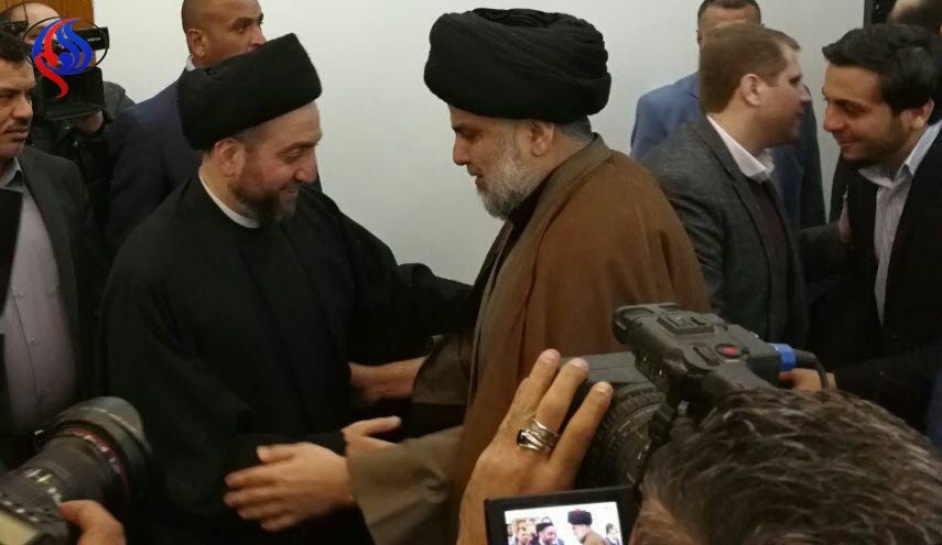 «مقتدی صدر» در نجف با «عمار حکیم» دیدار کرد