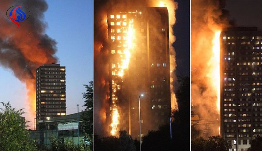 اندلاع حريق بغرب لندن و12 سيارة إطفاء تشارك في إخماده 