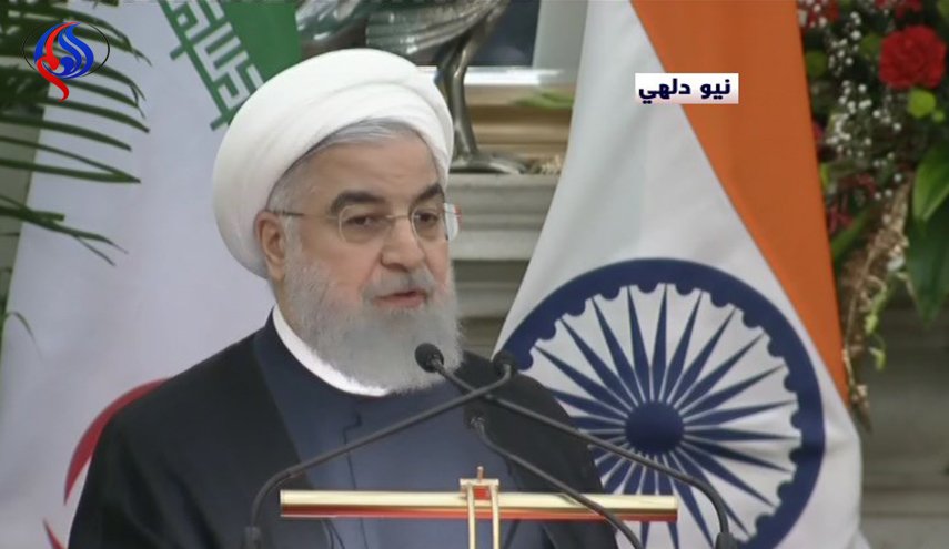 روحاني: نجني اليوم ثمار العلاقات الايرانية الهندية