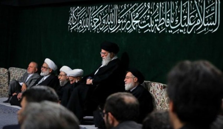اقامة مراسم ذكرى استشهاد فاطمة الزهراء (س) بحضور قائد الثورة