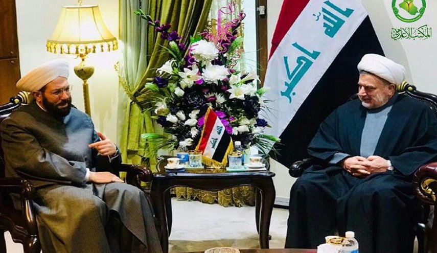 المجلس الاعلى في العراق ومفتي سوريا يشددان على مواجهة المخططات الصهيونية 