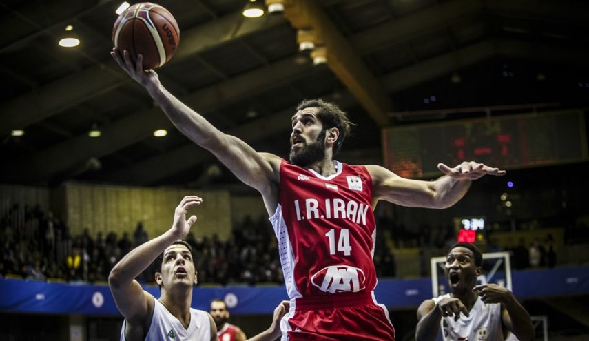 فوز سهل لايران على العراق 83-53