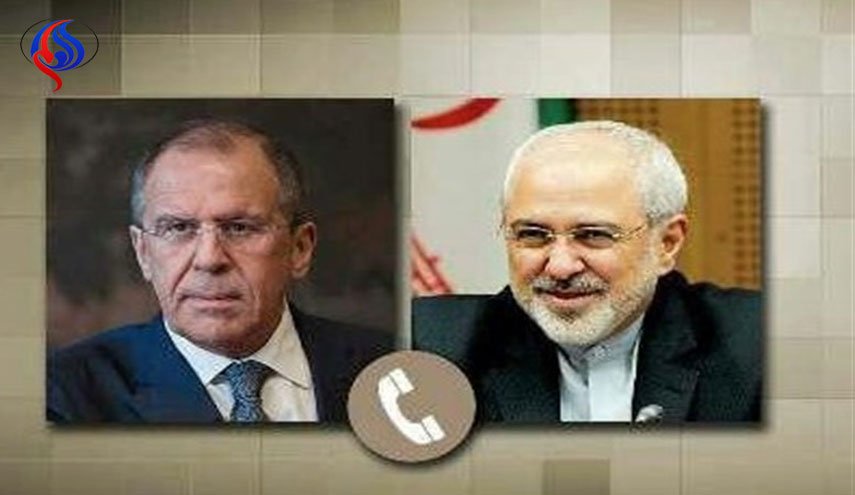 ظریف و لاوروف تلفنی گفت‌وگو کردند