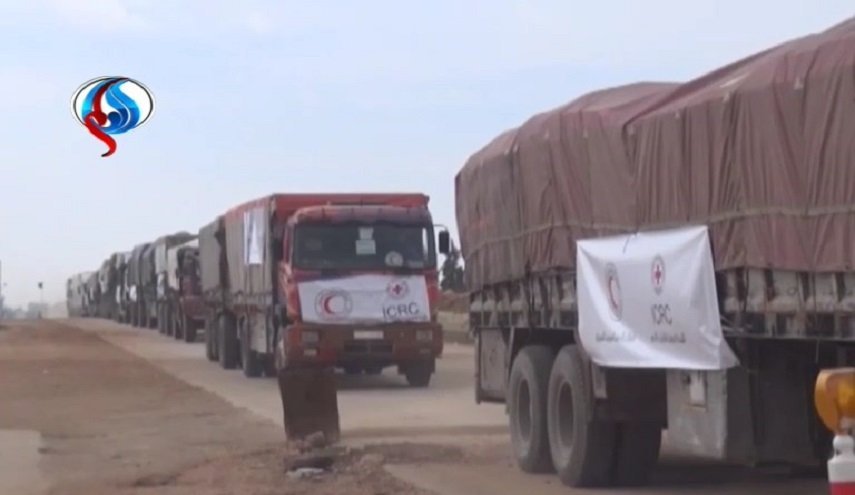 ورود اولین کاروان کمک های بین المللی به عفرین