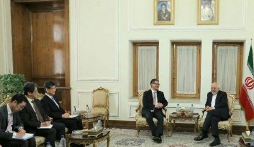 دیدار معاون وزیر خارجه ژاپن با ظریف