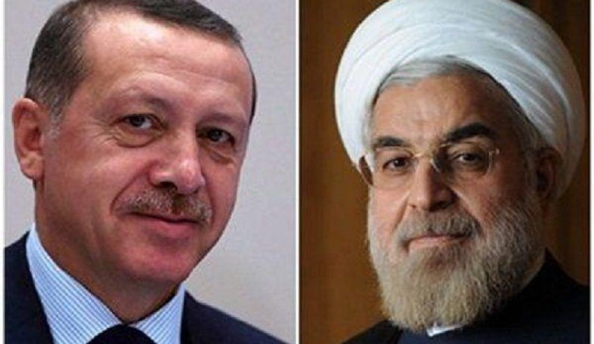 گفتگوی تلفنی اردوغان و روحانی در خصوص تحولات اخیر در سوریه