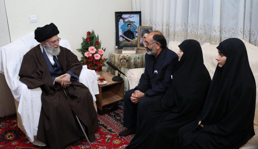 رهبر معظم انقلاب با خانواده شهید بایرامی دیدار کردند