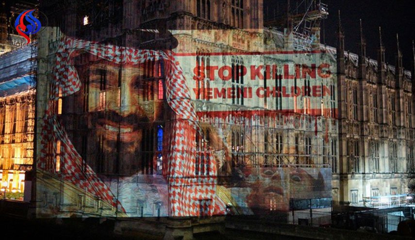 صور ابن سلمان على جدار البرلمان البريطاني.. ماذا فيها؟ 