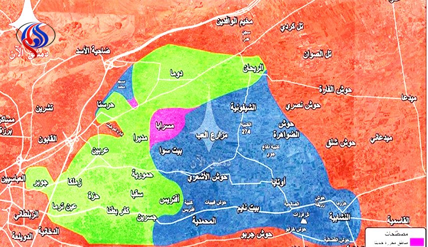 تحرير مسرابا والجيش يهاجم المسلحين في الأفتريس