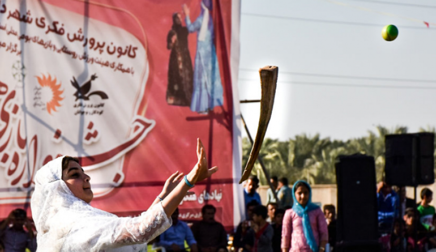مهرجان الالعاب التراثية في مدينة دالكي بمحافظة بوشهر جنوب ايران