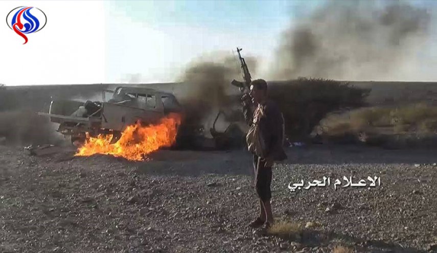 تدمير آلية وقنص جنود سعوديين في الجوف وجيزان ولحج 